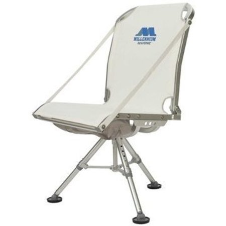 MILLENIUM MARINE Chair-White Deck, #D-100-WH D-100-WH